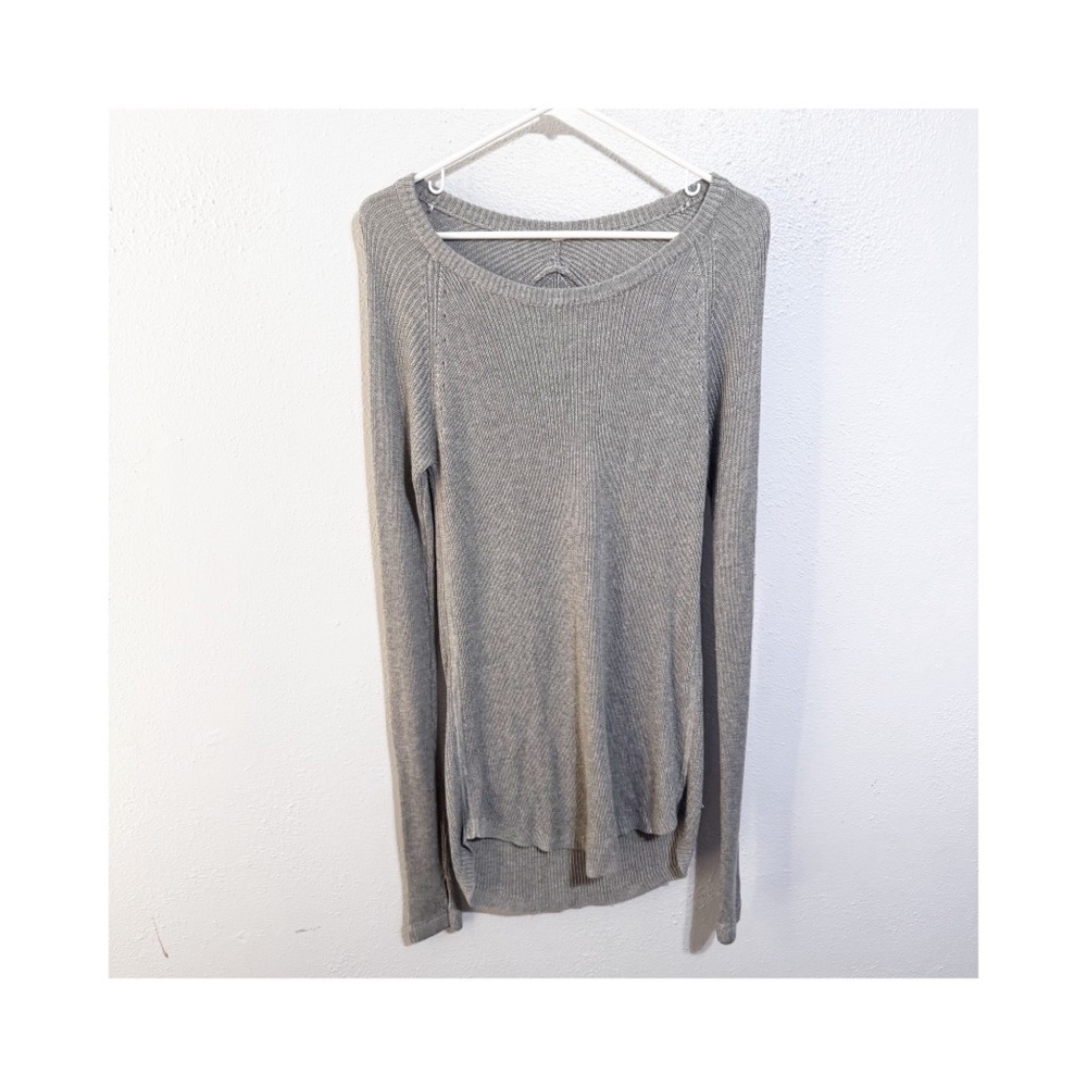 Lululemon Cozy Gray Knit Sweater dress small